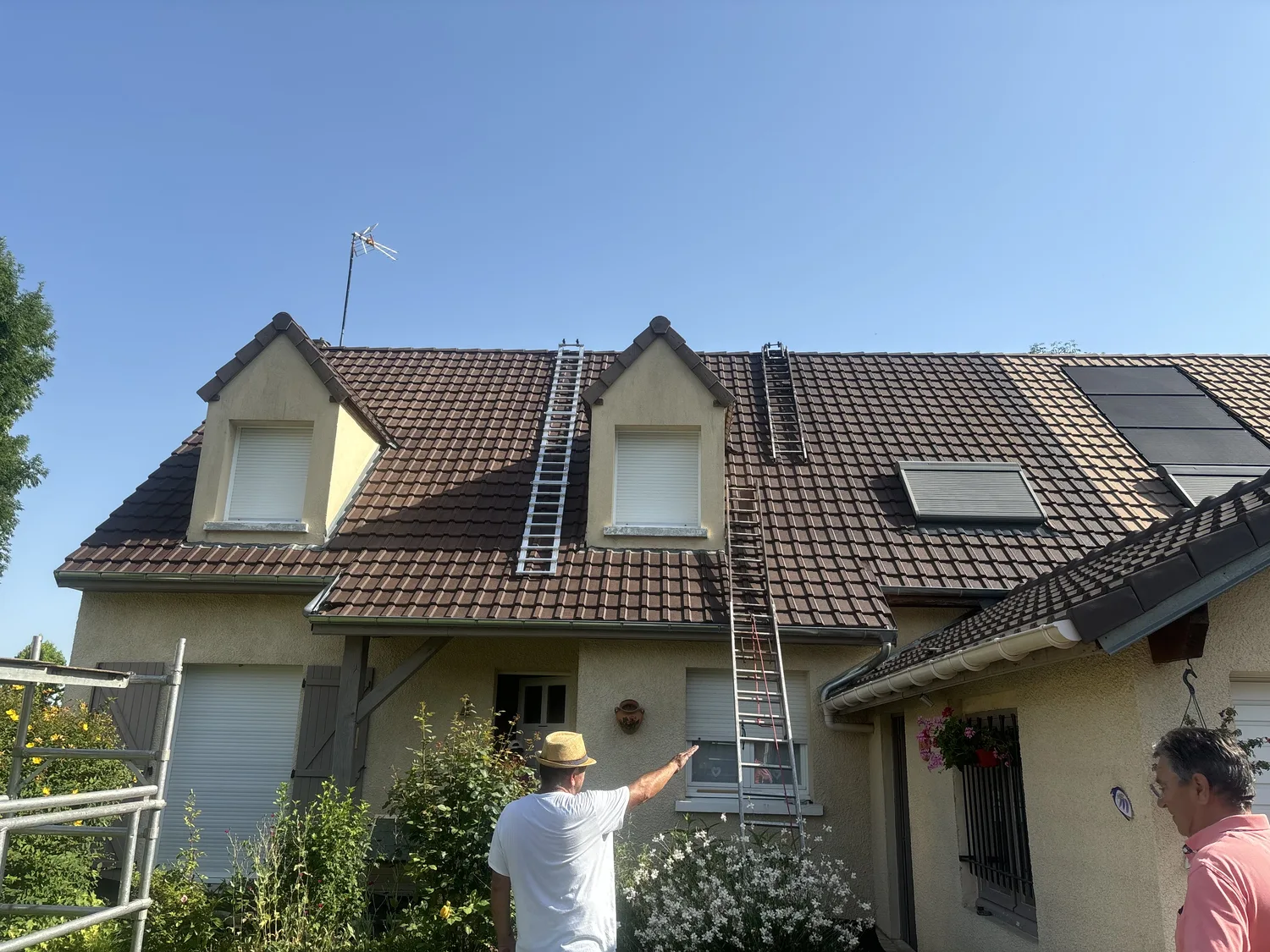 Réalisation : Entretien & intervention sur toiture — Résidentiel rénovation