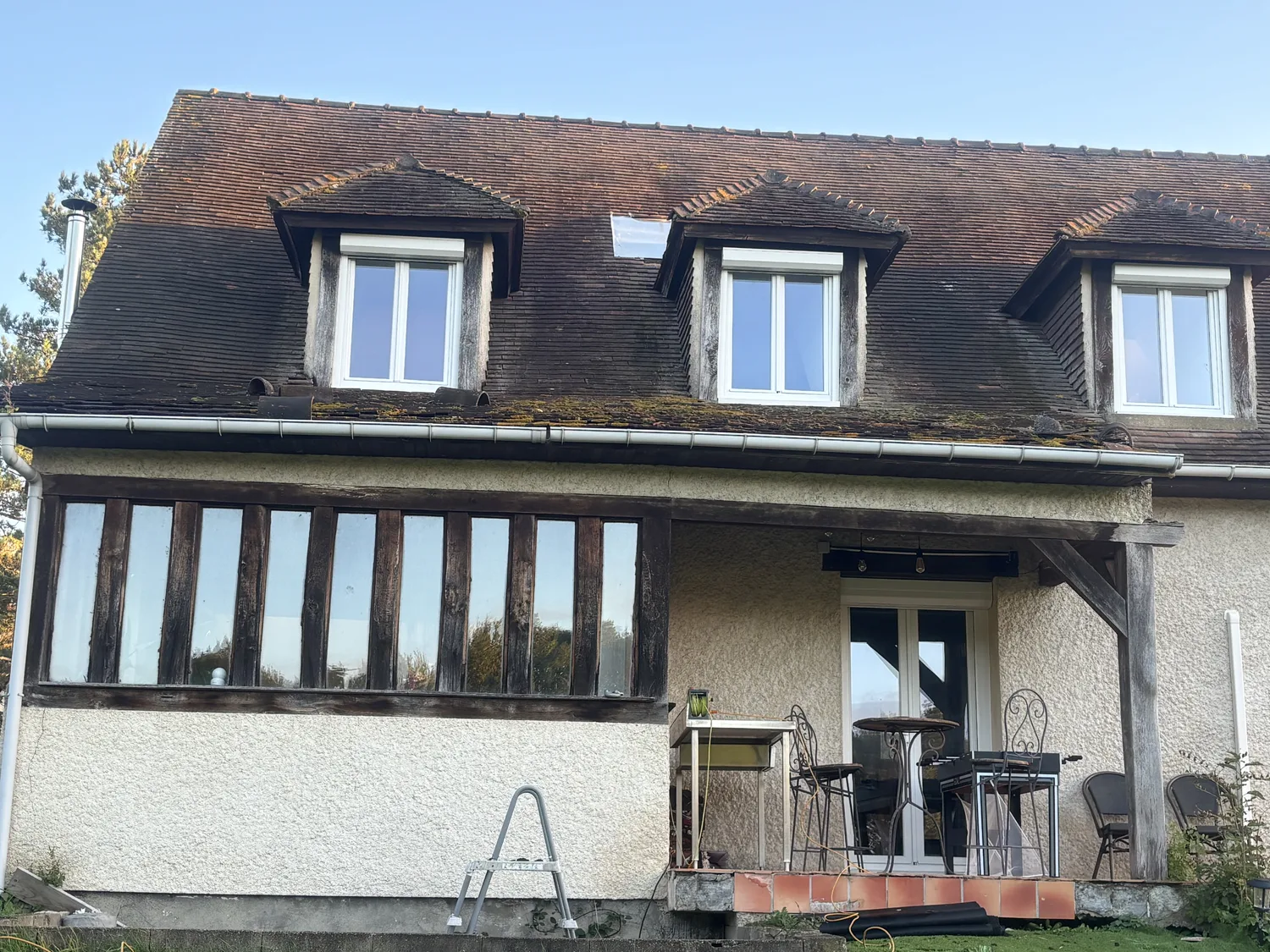 Réalisation : Toiture avant rénovation — Résidentiel rénovation