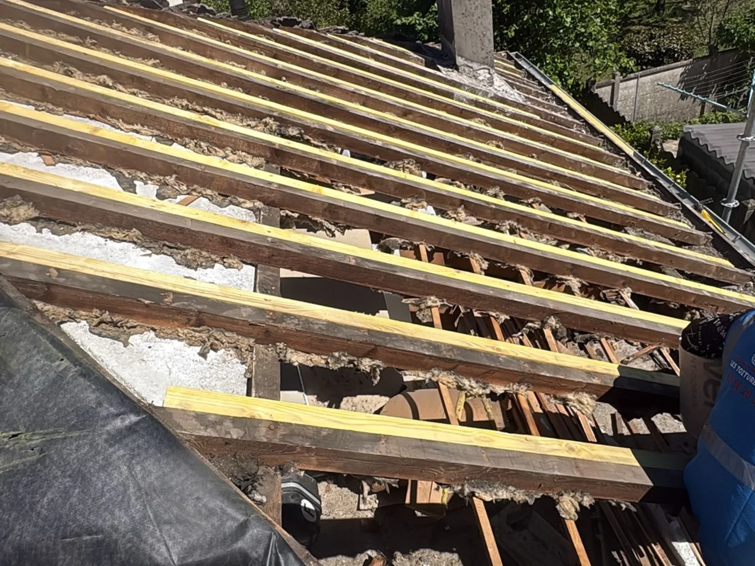 Réalisation : Charpente & couverture — Résidentiel rénovation